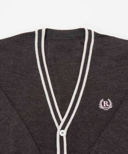 repipi armario（レピピ アルマリオ）の「チルデンカーディガン（カーディガン/ボレロ・キッズ・グレー/ネイビー/ブラック・140/160/150）」の9枚目の写真