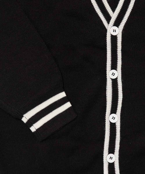 repipi armario（レピピ アルマリオ）の「チルデンカーディガン（カーディガン/ボレロ・キッズ・グレー/ネイビー/ブラック・140/160/150）」の15枚目の写真