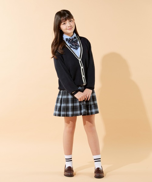 repipi armario（レピピ アルマリオ）の「チルデンカーディガン（カーディガン/ボレロ・キッズ・グレー/ネイビー/ブラック・140/160/150）」の16枚目の写真