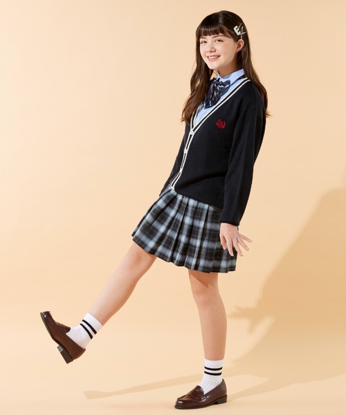 repipi armario（レピピ アルマリオ）の「チルデンカーディガン（カーディガン/ボレロ・キッズ・グレー/ネイビー/ブラック・140/160/150）」の18枚目の写真