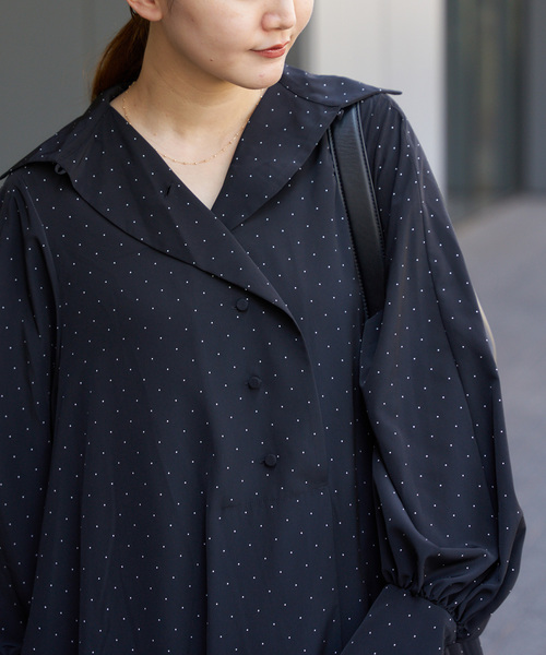 ★再値下げ★新品IENA イエナ 秋冬ワンピース ニュアンスカラードットワンピース（ワンピース）｜IENA（イエナ