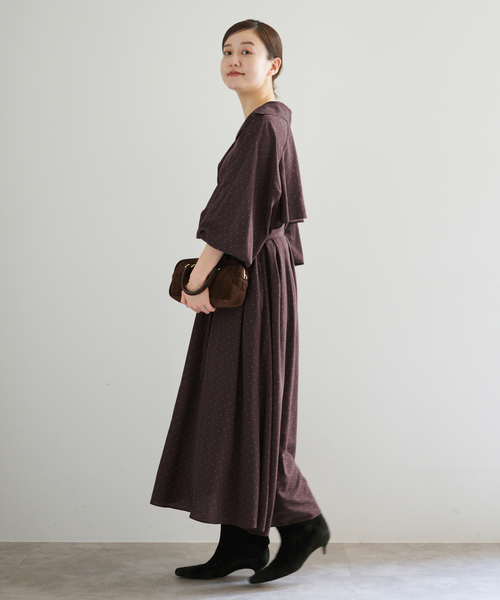 ニュアンスカラードットワンピース（ワンピース）｜IENA（イエナ）の