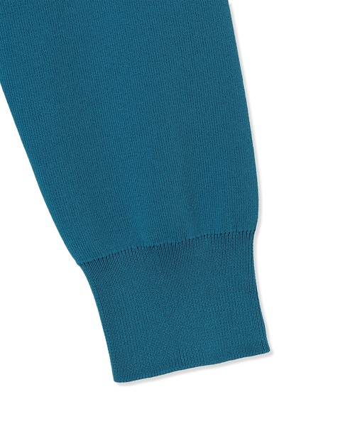 A/C DESIGN BY ALPHA CUBIC（エーシーデザインバイアルファキュービック）の「バイカラーカーディガン【洗える・毛玉になりにくい】（カーディガン/ボレロ・レディース・ベージュ/ネイビー/グリーン・LL/M/L）」の8枚目の写真