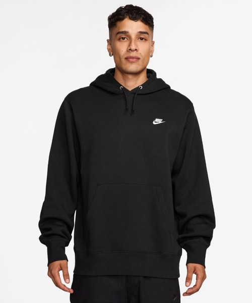 NIKE（ナイキ）の「ナイキ クラブ メンズ プルオーバー フリース パーカー / Nike Club Men's Pullover Fleece Hoodie FN3860-010 Black（パーカー・メンズ・ブラック・S/L/XL/M/2XL）」の2枚目の写真