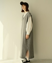 KALENO（カレノ）の「loose vest op（ワンピース）」