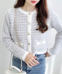 INGNI | フェザーツイードニットカーディガン(カーディガン/ボレロ)