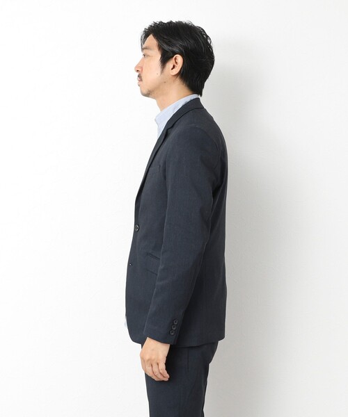 Stutostein Nolley's（シュテットシュタインノーリーズ）の「《ビジカジ/セットアップ対応》ピンヘッドストレッチ JKT 25AW（テーラードジャケット・メンズ・チャコールグレー/ネイビー・S/M/L/XL）」の17枚目の写真