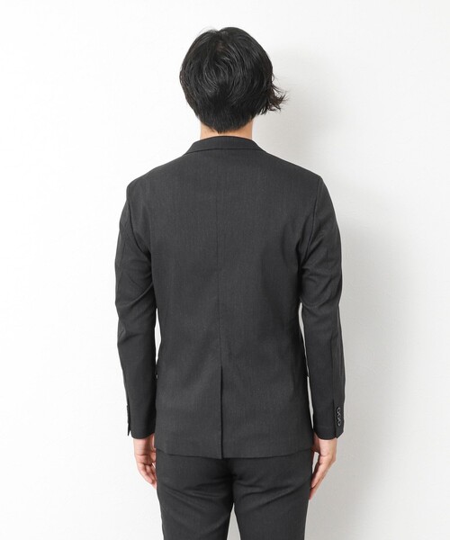 Stutostein Nolley's（シュテットシュタインノーリーズ）の「《ビジカジ/セットアップ対応》ピンヘッドストレッチ JKT 25AW（テーラードジャケット・メンズ・チャコールグレー/ネイビー・S/M/L/XL）」の8枚目の写真