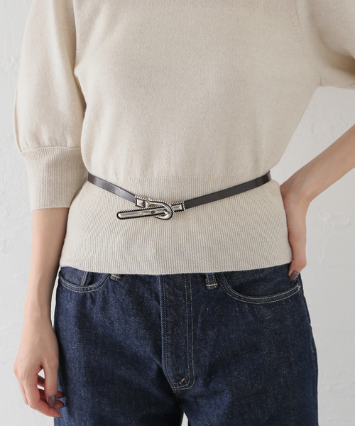 plage（プラージュ）の「LEFIJE / レフィエ BACKLE THINY ベルト（ベルト・レディース・ブラウン系その他・FREE）」の6枚目の写真