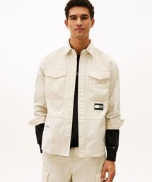 TOMMY HILFIGER | MODERN ATHLETIC ミックスファブリックユーティリティシャツ(シャツ/ブラウス)