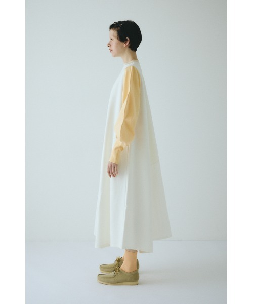 Mountain sleeve docking dress マウンテンスリーブドッキングドレス