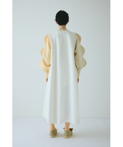 Mountain sleeve docking dress マウンテンスリーブドッキングドレス