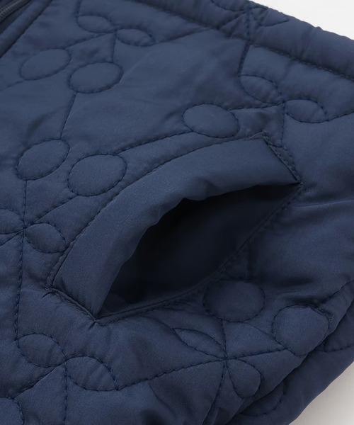 KP（ケーピー）の「ボア衿 チェリーキルトタフタ ジャケット（その他アウター・キッズ・ネイビー/ラベンダー・90cm/100cm/110cm/120cm/130cm/140cm/150cm/80ｃｍ）」の7枚目の写真