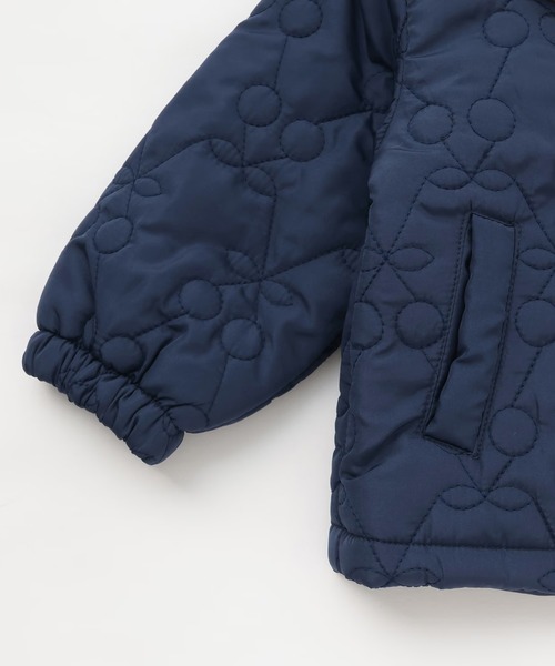 KP（ケーピー）の「ボア衿 チェリーキルトタフタ ジャケット（その他アウター・キッズ・ネイビー/ラベンダー・90cm/100cm/110cm/120cm/130cm/140cm/150cm/80ｃｍ）」の8枚目の写真