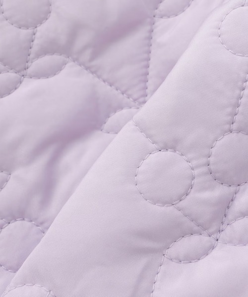 KP（ケーピー）の「ボア衿 チェリーキルトタフタ ジャケット（その他アウター・キッズ・ネイビー/ラベンダー・90cm/100cm/110cm/120cm/130cm/140cm/150cm/80ｃｍ）」の10枚目の写真