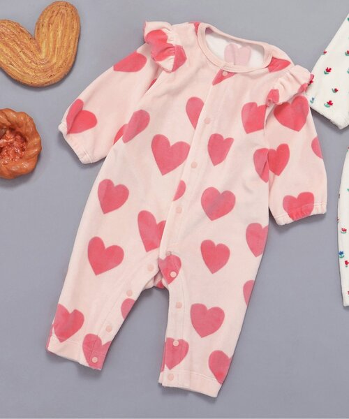 セール】GIRLSベロアカバーオール（ロンパース）｜BREEZE（ブリーズ