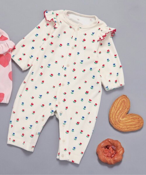 セール】GIRLSベロアカバーオール（ロンパース）｜BREEZE（ブリーズ