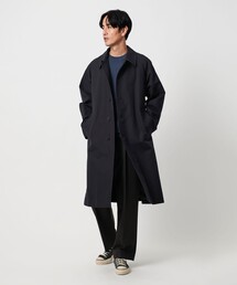 BEAUTY&YOUTH コート リバー ステンカラー ロングコート（ステンカラーコート
