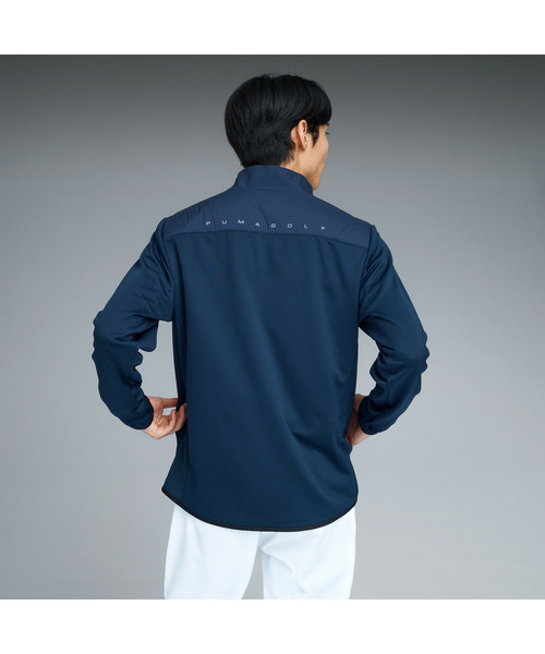 PUMA（プーマ）の「PUMA プーマ メンズ ゴルフ PB ハイブリッド パデッド ジャケット PADDED JACKET（ダウンジャケット/コート・メンズ・ブラック/ホワイト系その他5/ネイビー・SMALL/MEDIUM/XX-LARGE/X-LARGE/LARGE）」の11枚目の写真