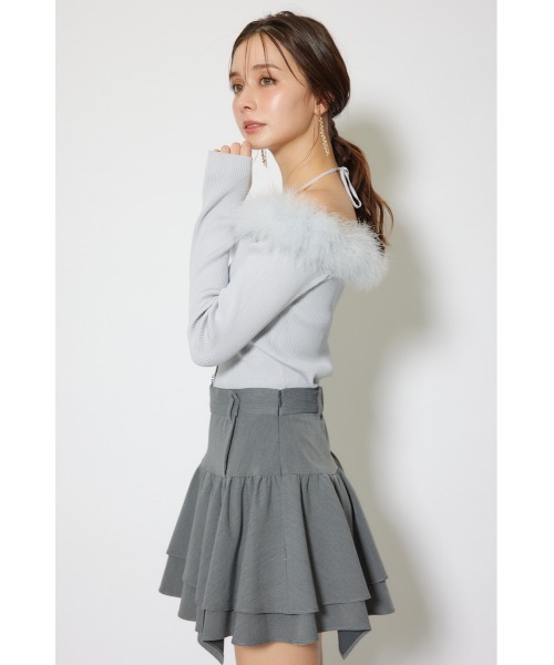 セール】many wayフェザーオフショルニットトップス 秋服 冬服（ニット