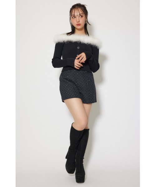 rienda（リエンダ）の「many wayフェザーオフショルニットトップス 秋服 冬服（ニット/セーター・レディース・ホワイト/グレー/ブラック・FREE）」の14枚目の写真