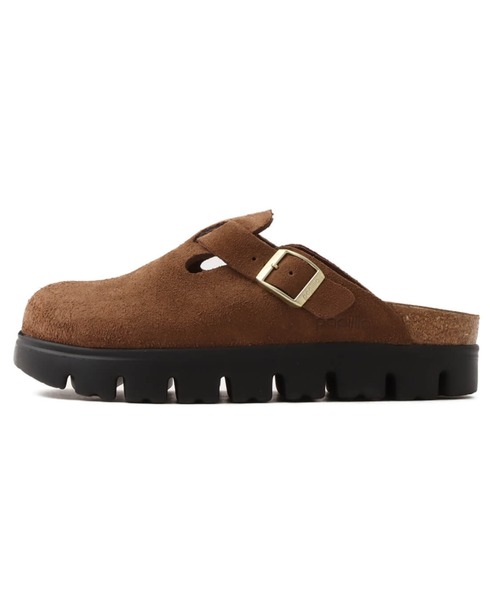 BIRKENSTOCK BOSTON CHUNKY LEVE DARK TEA/BLACK / ビルケンシュトック