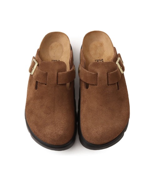 BIRKENSTOCK BOSTON CHUNKY LEVE DARK TEA/BLACK / ビルケンシュトック