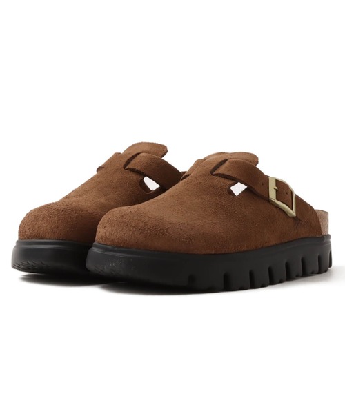 BIRKENSTOCK BOSTON CHUNKY LEVE DARK TEA/BLACK / ビルケンシュトック BIRKENSTOCK BOSTON CHUNKY LEVE DARK TEA/BLACK / ビルケンシュトック