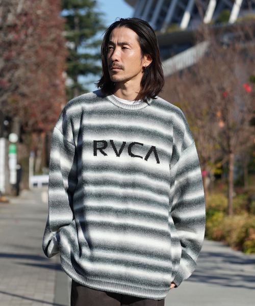 セール】RVCA メンズ RS BIG RVCA KNIT セーター 【2025年秋冬モデル