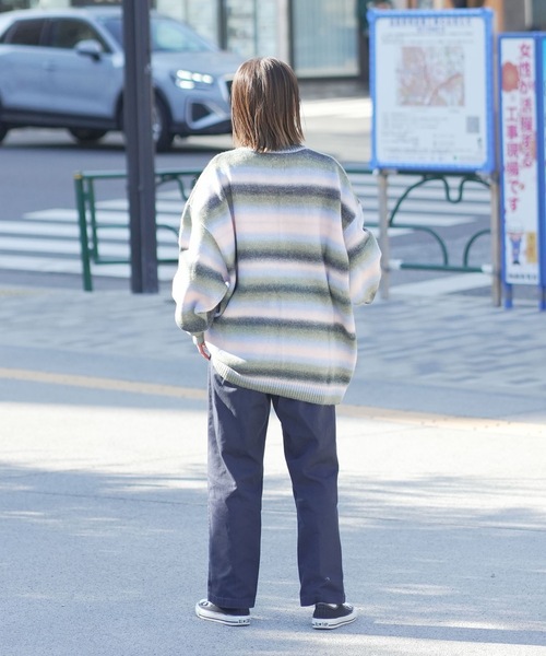 RVCA(ルーカ)の「RVCA メンズ RS BIG RVCA KNIT セーター 【2025年秋冬モデル】 @autumn/ルーカロゴボーダーニット(ニット/セーター・メンズ・ブラック/グレー系その他/ブラウン系その他・SMALL/MEDIUM/LARGE/X-LARGE)」の11枚目の写真