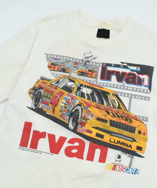 VINTAGE(ヴィンテージ)の「【USED】90’s Touch of Gold “NASCAR ETNIE IRVAN” レーシング Tシャツ USA製(Tシャツ/カットソー・メンズ・ホワイト・LARGE)」の14枚目の写真