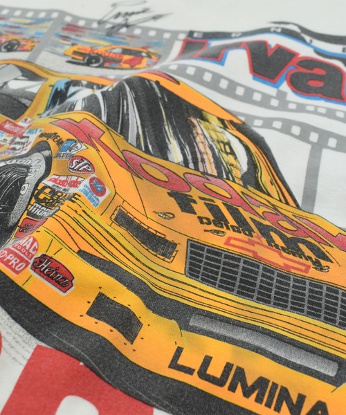 VINTAGE(ヴィンテージ)の「【USED】90’s Touch of Gold “NASCAR ETNIE IRVAN” レーシング Tシャツ USA製(Tシャツ/カットソー・メンズ・ホワイト・LARGE)」の13枚目の写真