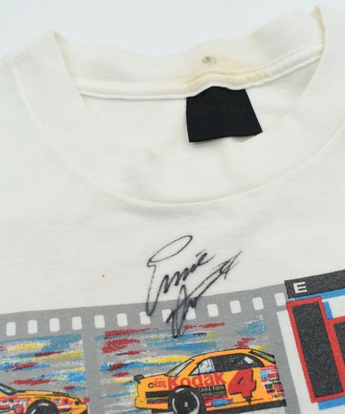 VINTAGE(ヴィンテージ)の「【USED】90’s Touch of Gold “NASCAR ETNIE IRVAN” レーシング Tシャツ USA製(Tシャツ/カットソー・メンズ・ホワイト・LARGE)」の9枚目の写真