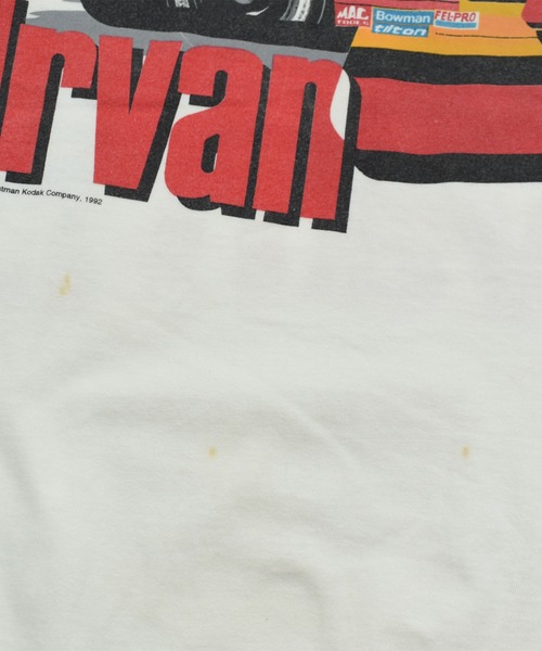 VINTAGE(ヴィンテージ)の「【USED】90’s Touch of Gold “NASCAR ETNIE IRVAN” レーシング Tシャツ USA製(Tシャツ/カットソー・メンズ・ホワイト・LARGE)」の3枚目の写真