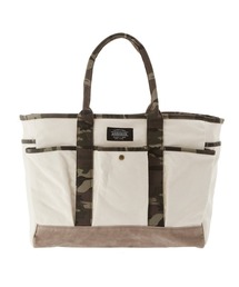 AddNinth（アドナインス）の「アドナインス キャンバス＆デニム2wayトートショルダー Lサイズ（トートバッグ）」