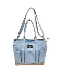 AddNinth（アドナインス）の「アドナインス キャンバス＆デニム2wayトートショルダー Lサイズ（トートバッグ）」