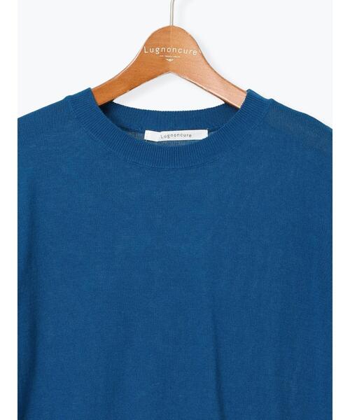 Lugnoncure(ルノンキュール)の「コットンクルーネックニット(ニット/セーター・レディース・オフホワイト/ブルー/ブラック/レッド・F)」の20枚目の写真