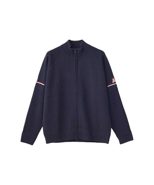 HYSTERIC GLAMOUR（ヒステリックグラマー）の「SEE NO EVILワッペン ジャンパー（その他アウター・メンズ・ブラック/ブルー/ネイビー・LARGE/MEDIUM/SMALL/X-LARGE）」の3枚目の写真