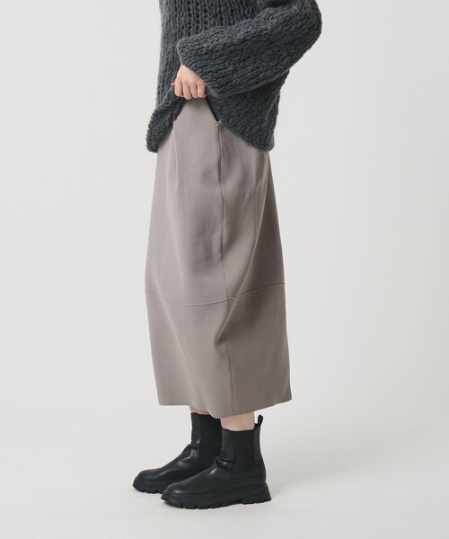BEAUTY&YOUTH UNITED ARROWS（ビューティーアンドユースユナイテッドアローズ）の「【WEB限定】ポリエステル コクーンニットスカート ウォッシャブル（スカート・レディース・グレー系/ブラック/ダークブラウン・FREE）」の10枚目の写真