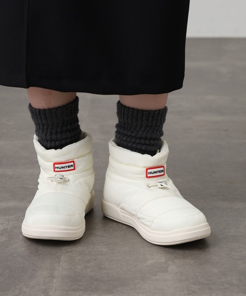 HUNTER イン/アウト コージー パフ サイド ベント ブーティー ユニセックス イン/アウト コージー パフ サイド ベント ブーティー