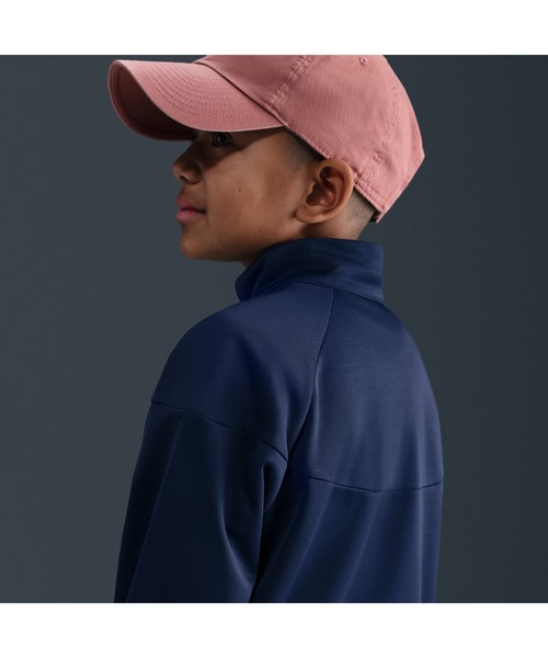 NIKE(ナイキ)の「ナイキ NIKE ナイキ YTH NSW DF トラックスーツ PK FZ(ジャージ・キッズ・ネイビー・130cm/140cm/150cm/160cm)」の3枚目の写真