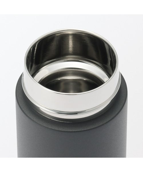 無印良品(ムジルシリョウヒン)の「真空断熱構造 保温保冷ボトル ハンドルタイプ 350mL(水筒・メンズ・ベージュ系/シルバー/ブラック・FREE)」の4枚目の写真