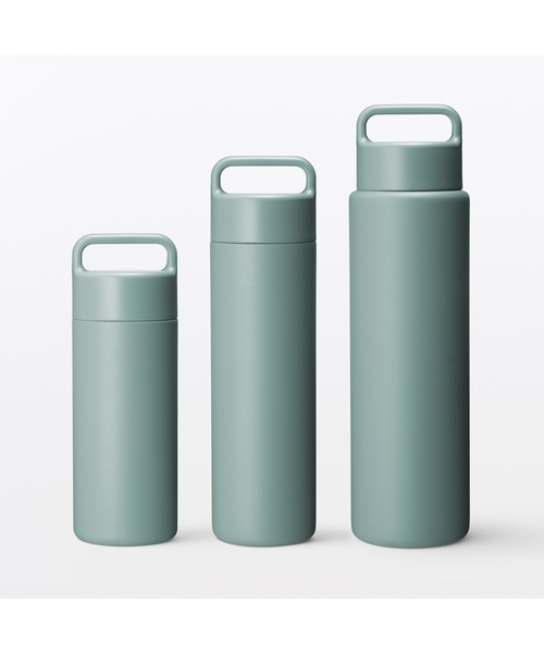 無印良品(ムジルシリョウヒン)の「真空断熱構造 保温保冷ボトル ハンドルタイプ 350mL(水筒・メンズ・ベージュ系/シルバー/ブラック・FREE)」の22枚目の写真