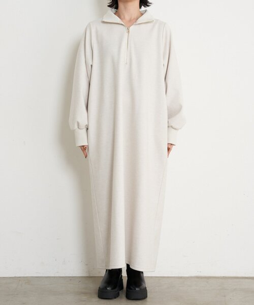 Jena espace merveilleux（ジェナ　エスパスメルヴェイユ）の「ハーフジップキモウワンピース（ワンピース・レディース・アイボリー/ブラック・FREE）」の11枚目の写真