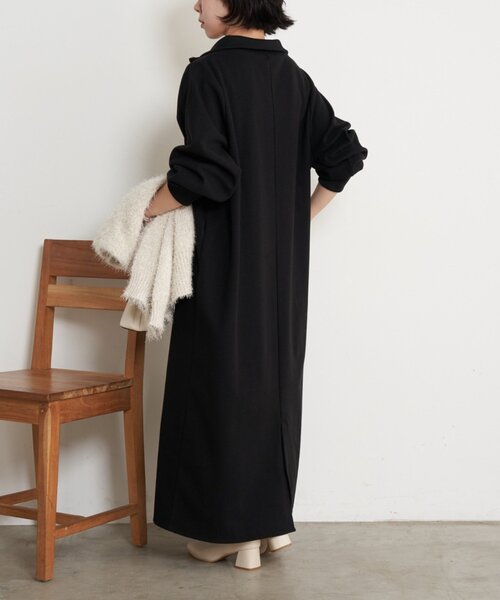 Jena espace merveilleux（ジェナ　エスパスメルヴェイユ）の「ハーフジップキモウワンピース（ワンピース・レディース・アイボリー/ブラック・FREE）」の21枚目の写真