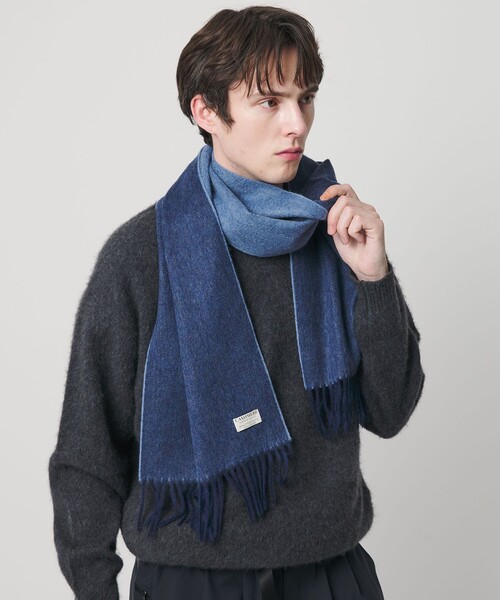 カシミヤ リバーシブル マフラー（マフラー）｜BEAUTY&YOUTH UNITED