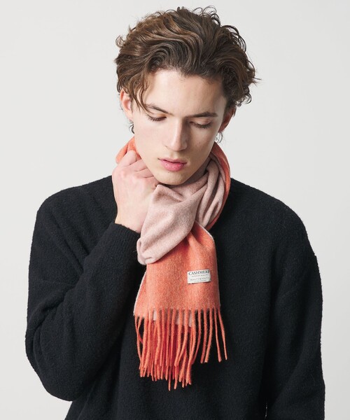 カシミヤ リバーシブル マフラー（マフラー）｜BEAUTY&YOUTH UNITED