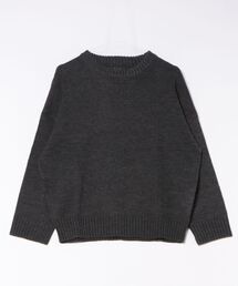 【豊富なカラー展開】7GG クルーネックオーバーサイズニット(BL)