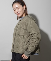 lodie（ロディ）の「ショート ダウン ノーカラージャケット（ダウンジャケット/コート）」