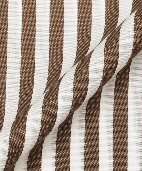 TOKYO SHIRTS（トウキョウシャツ）の「形態安定ノンアイロン ワイド 長袖ビジネスワイシャツ（ビジネスシャツ・メンズ・ブラウン・首回り37cm-裄丈80cm/首回り39cm-裄丈80cm/首回り39cm-裄丈84cm/首回り41cm-裄丈82cm/首回り41cm-裄丈86cm/首回り42cm-裄丈82cm/首回り42cm-裄丈86cm/首回り43cm-裄丈82cm/首回り43cm-裄丈86cm/首回り37cm-裄丈84cm）」の5枚目の写真